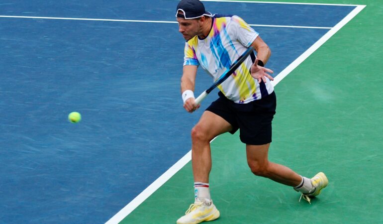 Ficovich elimina a Duckworth; El León Open se queda sin su sembrado uno. | FOTOS: FRANCISCO MEZA | El Sol de León