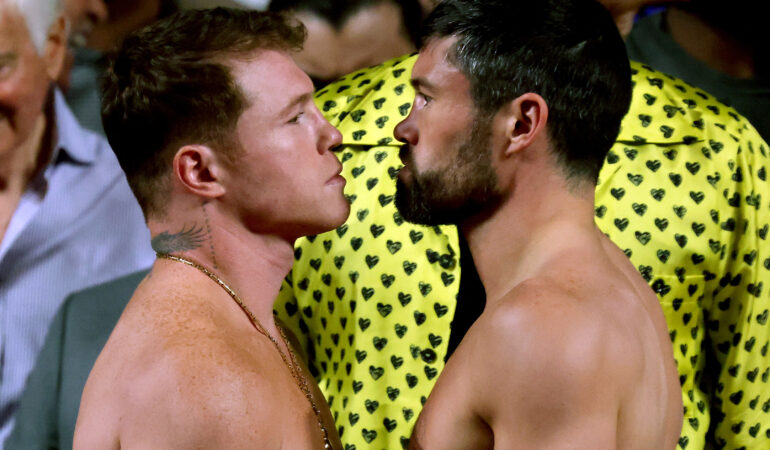 ¿Cuánto ganarán el Canelo Álvarez y John Ryder por su pelea en Guadalajara? | Foto: AFP