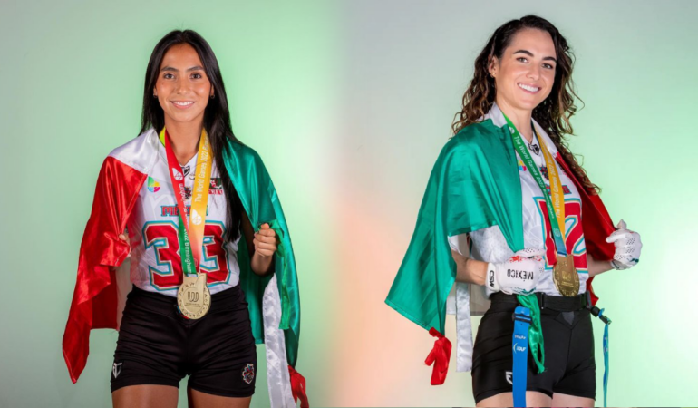 Diana Flores y Rebeca Landa encabezan a las Selecciones de Flag Football rumbo a París 2024. | Foto: Cortesía