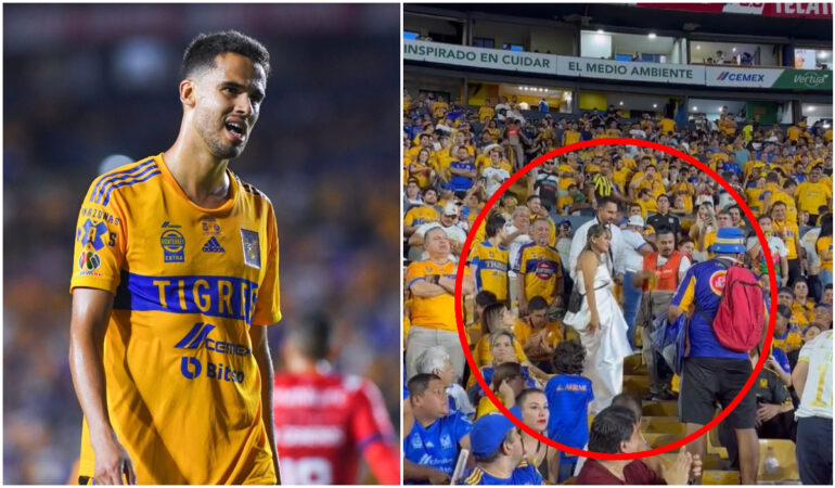 Aficionados pasaron de su boda al Universitario en la Liga MX. | Foto: MEXSPORT Y CAPTURA
