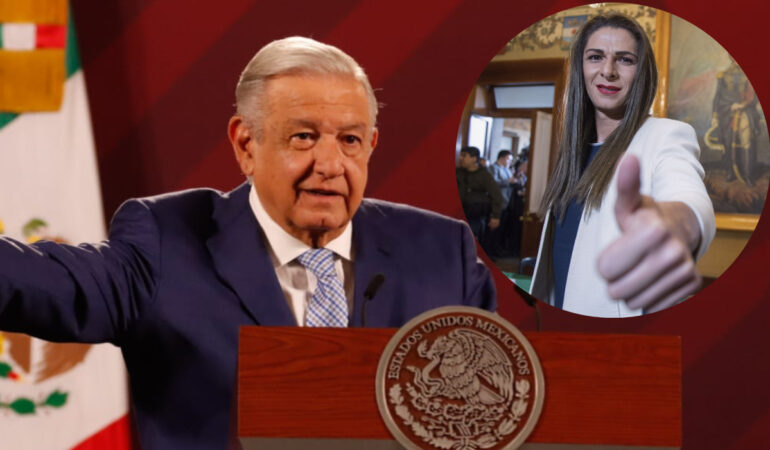 AMLO acepta que Ana Guevara se equivocó. FOTO: Romina Solis | EL SOL DE MÉXICO y Mexsport