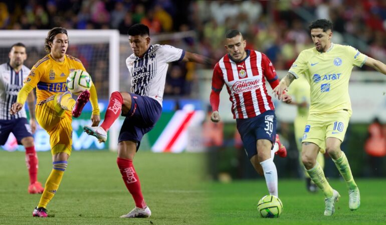 América, Rayados, Tigres y Chivas son los equipos con mayor valor en su plantilla en la Liga MX | Foto: Especial