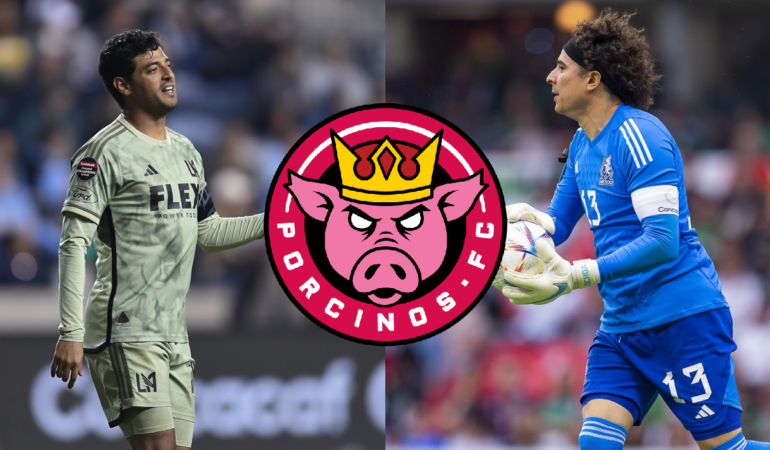 Carlos Vela y Memo Ochoa podrían ser refuerzos del Porcinos FC / Foto: Mexsport