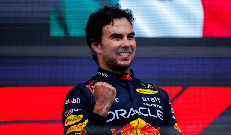 Checo Pérez listo para el GP Miami. Foto: @redbullracing