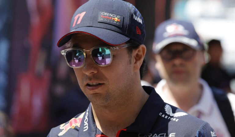 Checo Pérez se declara listo para el GP de Mónaco. FOTO: Reuters