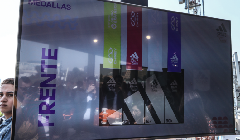 Corre con ESTO en el split Adidas. FOTO: OSWALDO FIGUEROA