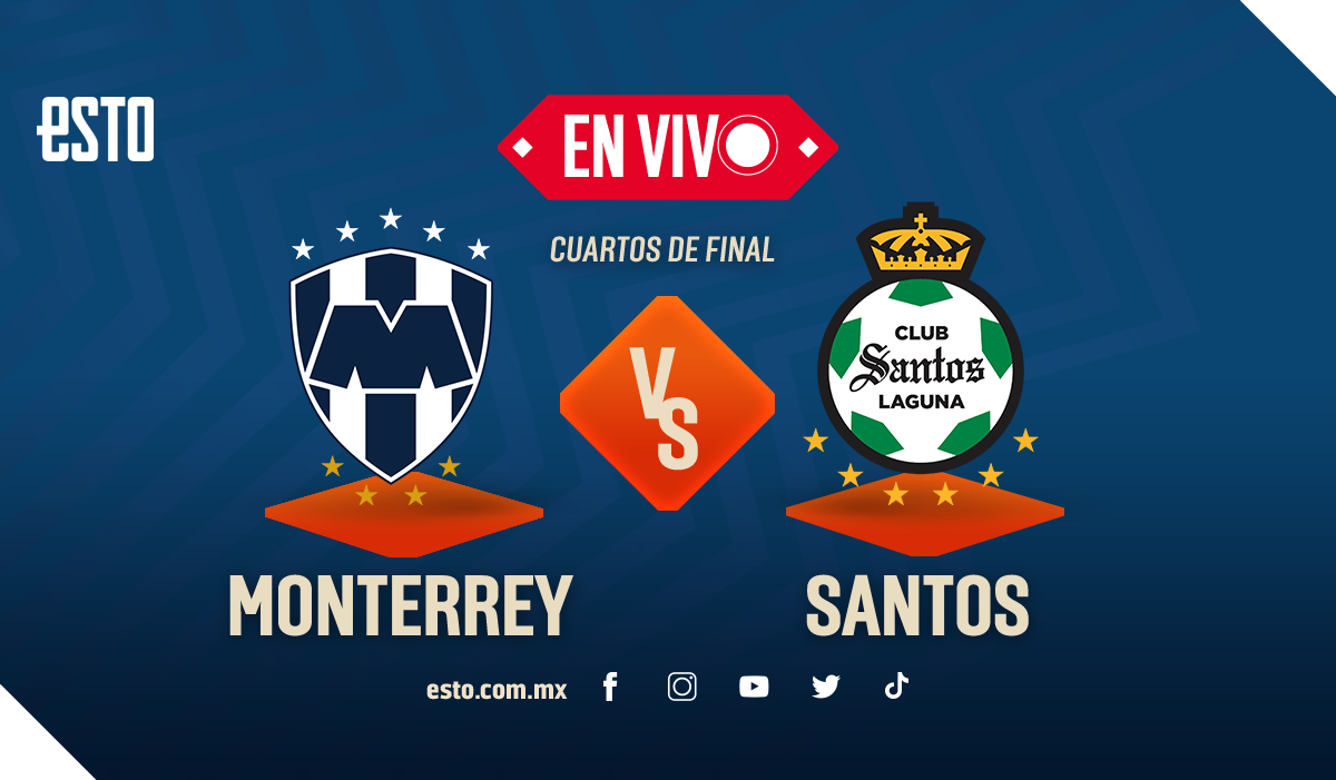 Monterrey vs Santos sigue en vivo las acciones del juego de vuelta de