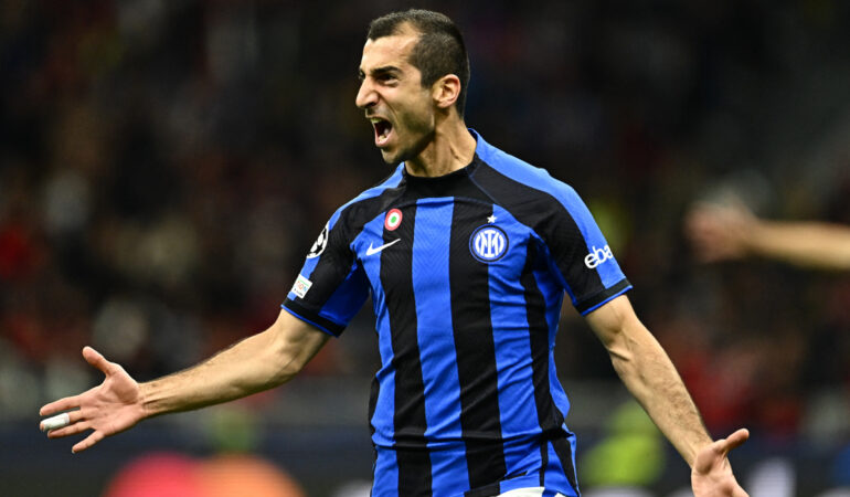 Henrij Mjitaryán hizo el segundo gol del partido. FOTO: AFP