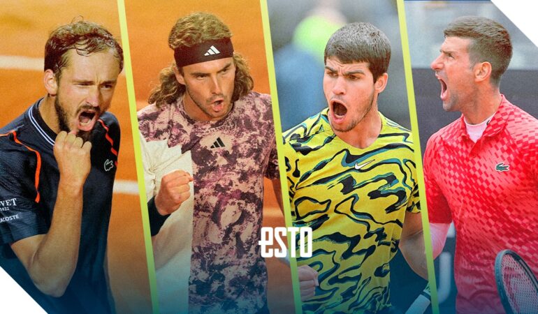 Los grandes favoritos para Roland Garros 2023. FOTO: Especial