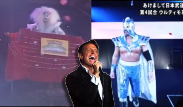 Luchadores japoneses entran al ring con canciones de Luis Miguel