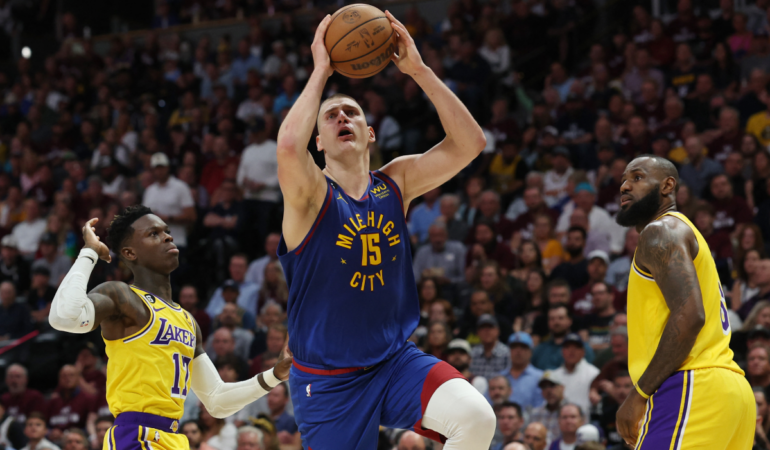 Nuggets se adelantó a los Lakers. FOTO: AFP