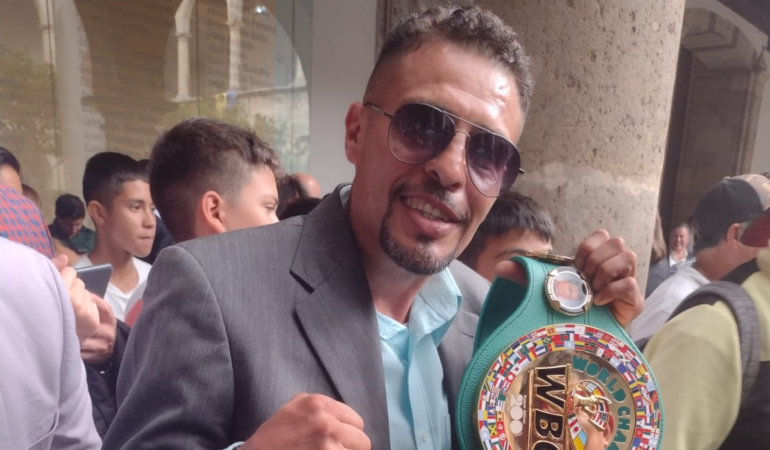 Oscar Larios compartió gimnasio con Canelo. Foto: Osiris Méndez
