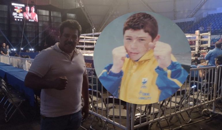 Rafael Guzmán es uno de los primeros entrenadores del Canelo