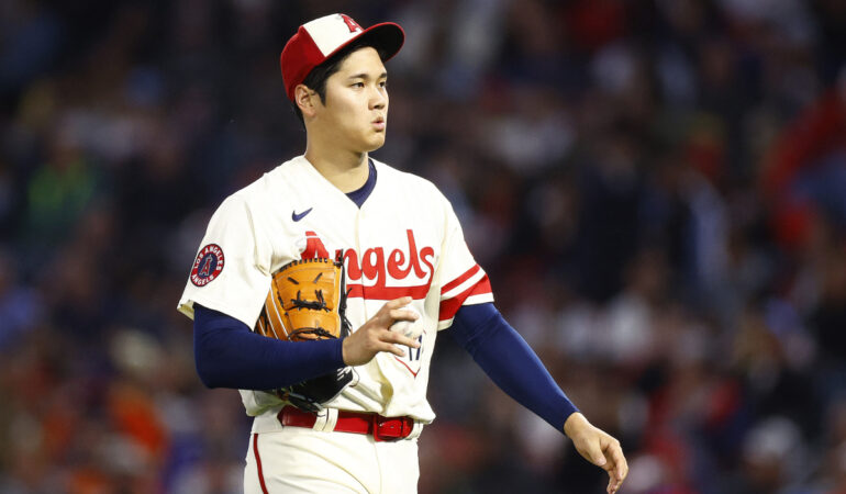 Shohei Ohtani se encamina a ser leyenda en Grandes Ligas. FOTO: AFP