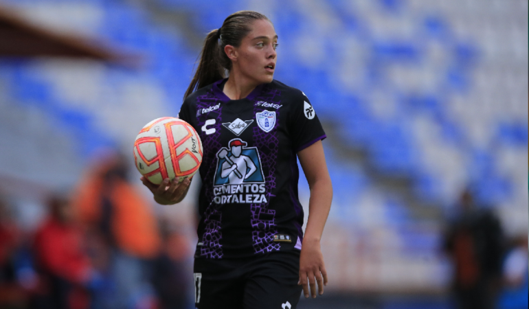 Yanin Madrid es la unica jugadora de Pachuca que ha estado en las dos finales previas que han jugado _ Foto_ Mexsport