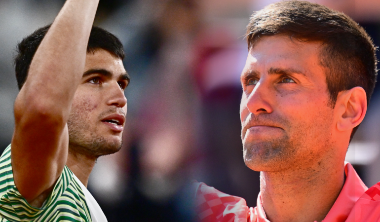 Alcaraz y Djokovic podrían enfrentarse en semifinales / Foto: AFP