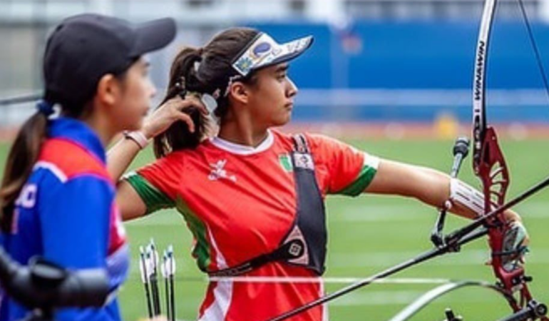 Angela fue segunda en Colombia