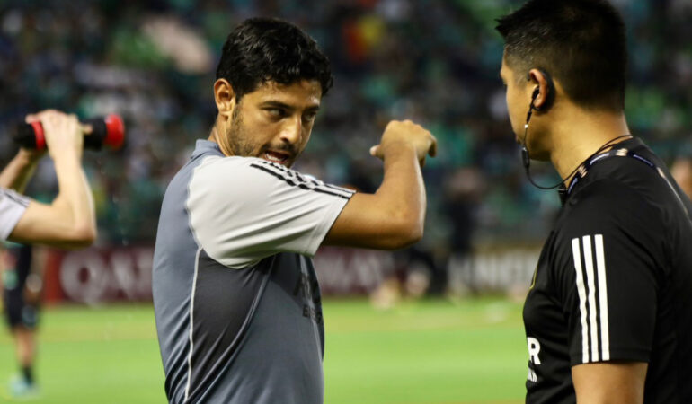 Carlos Vela por ahora solo se concentra en ganar la Concachampions. FOTO: Rodrigo Carmona | El Sol de León
