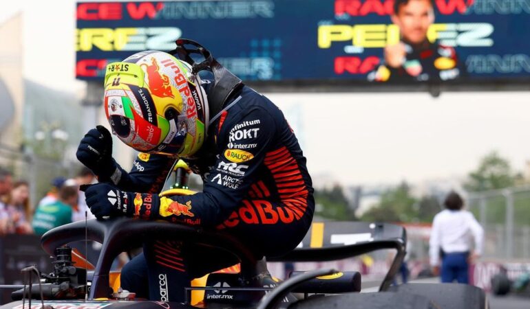 Checo Pérez se ausentó del día de medios en Austria. FOTO: @schecoperez