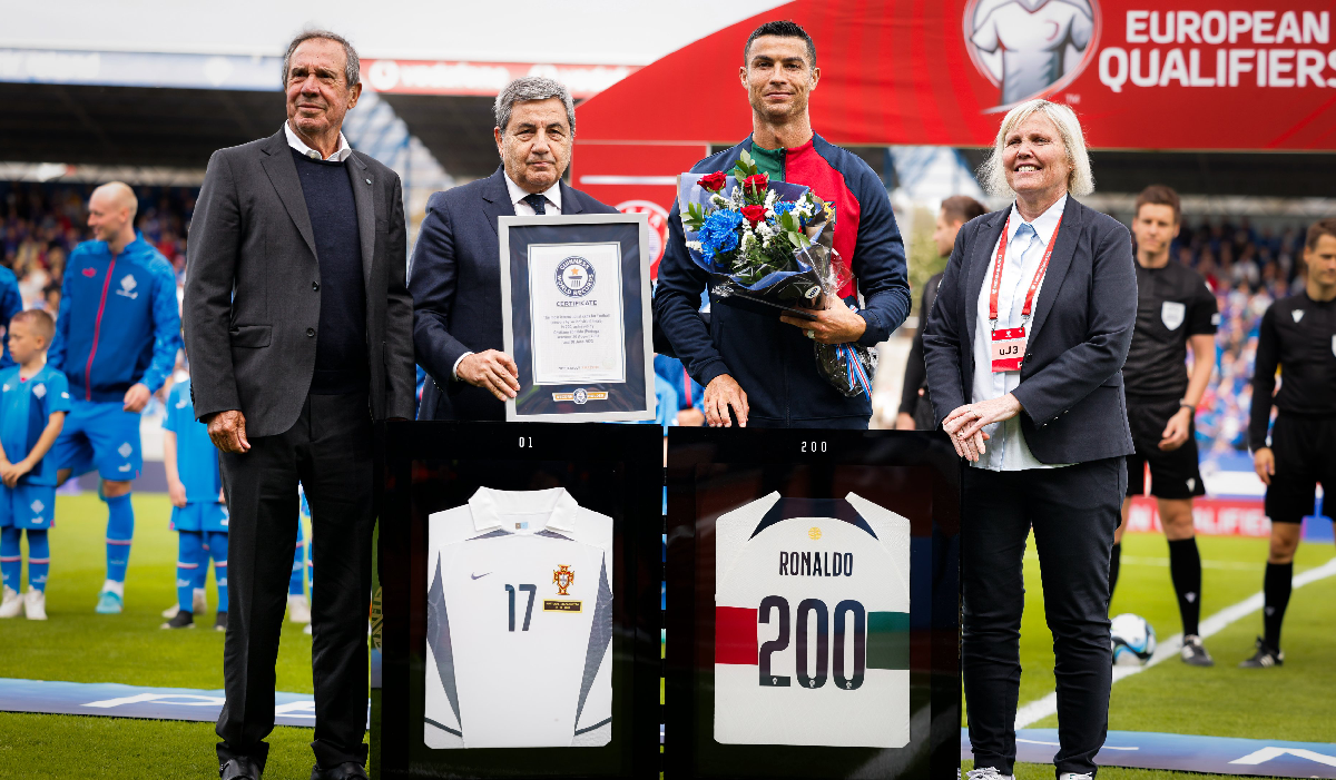 Sua lenda cresce!  Cristiano Ronaldo chega aos 200 jogos com Portugal