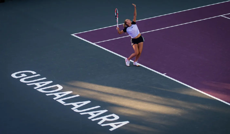 El WTA de Guadajalara se jugara del 17 al 23. Foto: cortesía