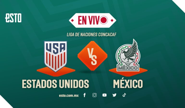 Estados Unidos y México pelean por un lugar en la final de la Nations League. FOTO: Especial