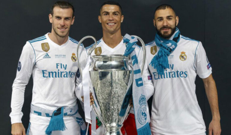 La BBC del Real Madrid es uno de los tridentes ofsensivos más importantes en el futbol. FOTO: Cortesía RealMadrid.com