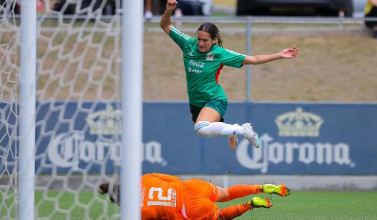 La selección mexicana de futbol femenil se despide con una victoria. Foto: @Miseleccionfem