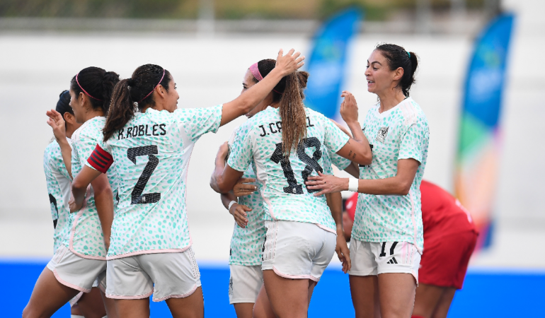 La selección mexicana goleo a Puerto Rico. Foto: Mexspor