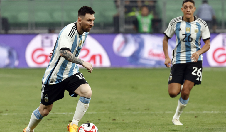 Lionel Messi jugó ante Australia / Foto: Reuters