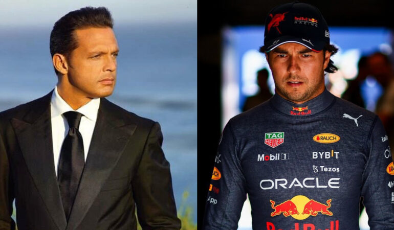 Luis Miguel y Checo Pérez tienen una buena relación. FOTO: Instagram @luismiguel y @schecoperez
