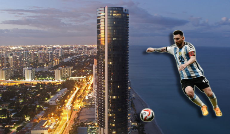 Messi vivirá en la Porsche Design Tower de Miami / Foto: Cortesía