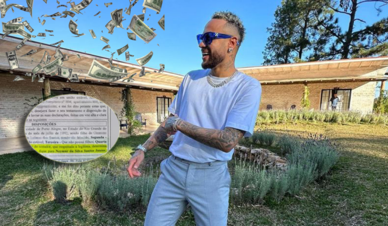 Neymar será el heredero de un empresario que no tiene hijos ni esposa / Foto: @neymarjr
