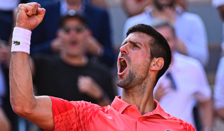 Novak Djokovic está en semifinales de Roland Garros / Foto: AFP