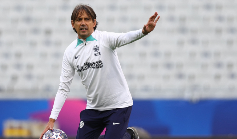Simone Inzaghi está listo para la final / Foto: Reuters