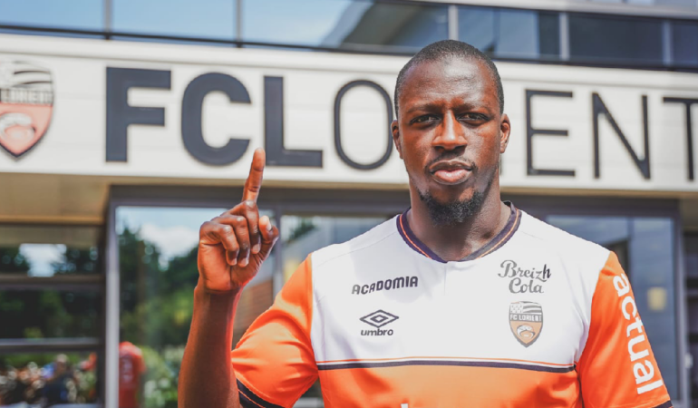 Benjamin Mendy fichó por el Lorient / Foto: @FCLorient
