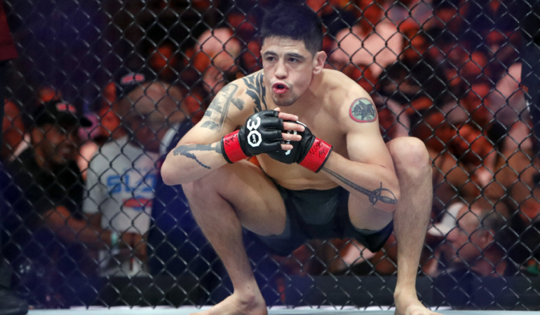 Brandon Moreno buscará recuperar su presea a como dé lugar _ Foto_ AFP