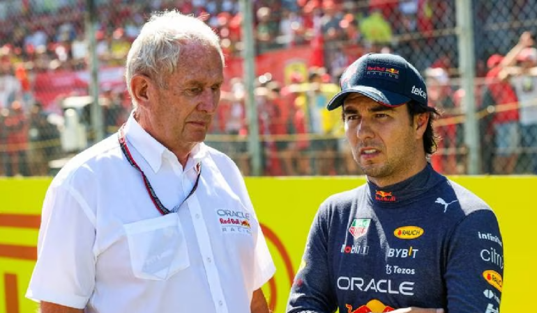 Checo Pérez tiene una cláusula en su contrato. Foto: Reuters