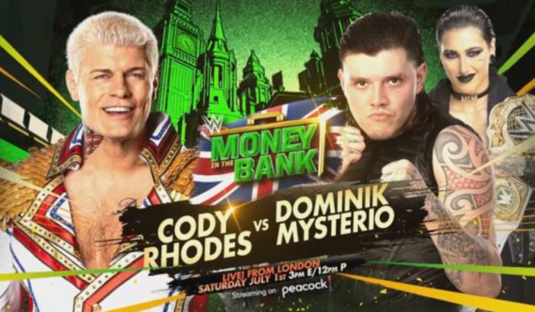 Cody Rhodes vs Dominik Mysterio seria el Main Event / Foto: Cortesía WWE
