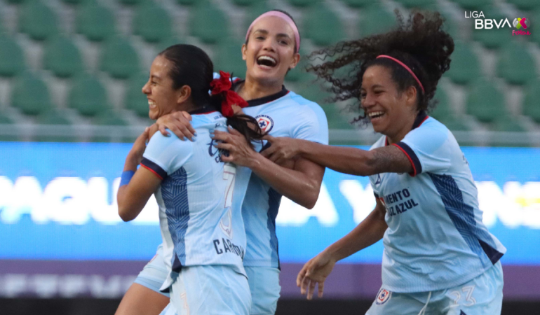 Cruz Azul se llevo la victoria de ultimo minuto. Foto: @LigaBBVAFemenil