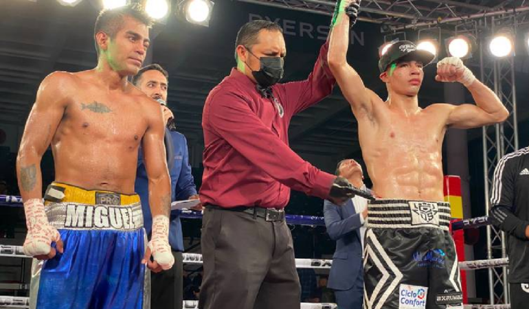 El Chapulín Salas listo para un nuevo combate. Foto: cortesía El Sol de Tijuana