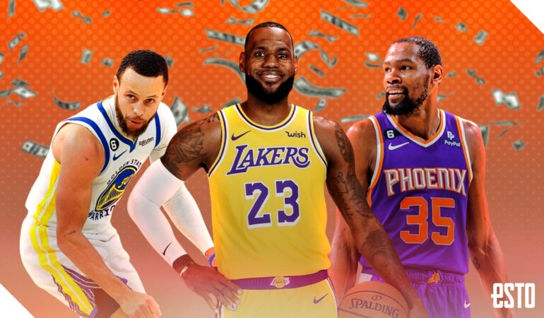 Sigue siendo el rey! LeBron James encabeza la lista de los 10 jugadores mejor pagados de la NBA - ESTO en línea