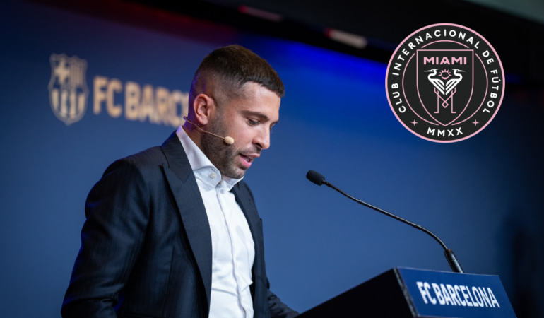 Jordi Alba será presentado con el Inter Miami. Foto: @JordiAlba
