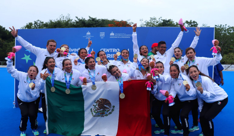Mexico sumo otro Oro, esta vez en hockey sobre pasto femenil _ Foto_ Mexsport
