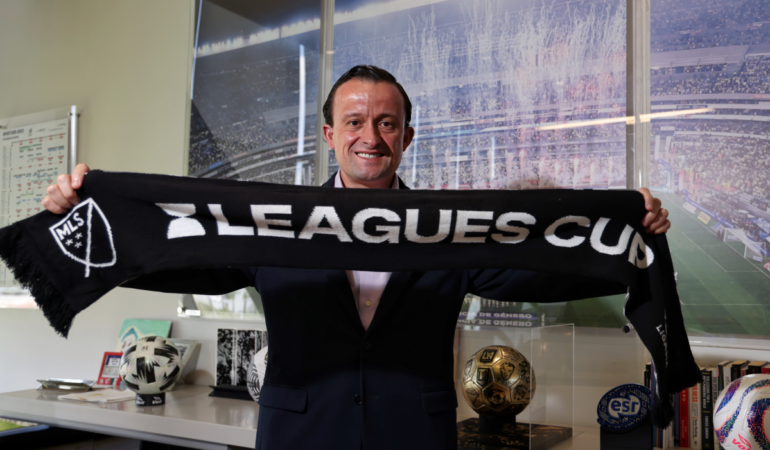 Mikel Arriola presume que la Leagues cup será un éxito. FOTO: RAMÓN ROMERO