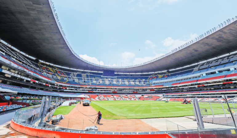 Vive el tour oficial por el Estadio Azteca, a ras de cancha 