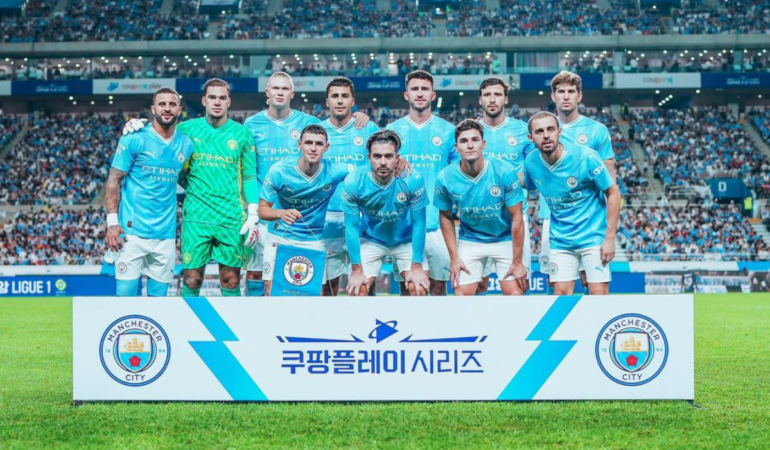 Poznan es uno de los festejos icónicos del Manchester City / Foto: IG Manchester City