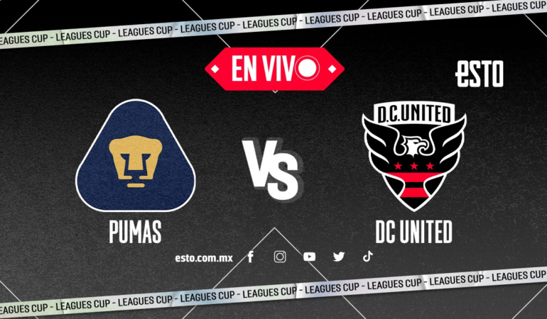 Pumas Vs DC United dentro de la Leagues Cup. Arte: Noe Gómez