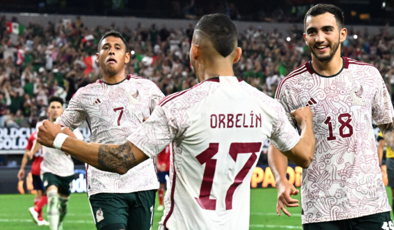 Selección Mexicana venció a Costa Rica y avanza a semifinales de Copa Oro. FOTO: AFP