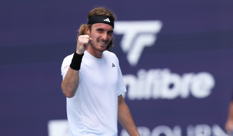 Stefanos Tsitsipas es el favorito para coronarse en Los Cabos / Foto: @steftsitsipas
